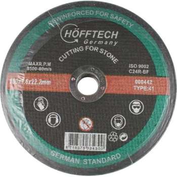 Hofftech Doorslijpschijf Steen 180 x 1,6 mm.