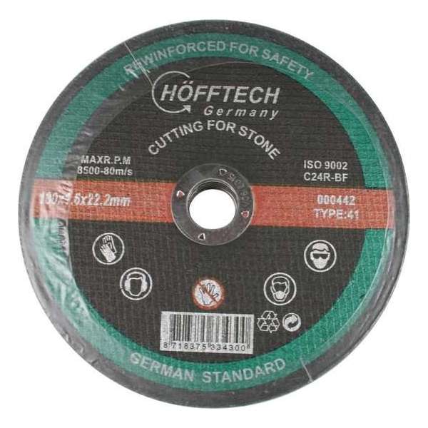 Hofftech Doorslijpschijf Steen 180 x 1,6 mm.