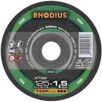 Rhodius XT 66 204624 Cutting disc (straight) 125 mm 22.23 mm 1 pc(s)