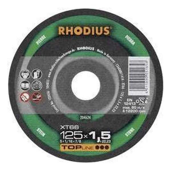 Rhodius XT 66 204624 Cutting disc (straight) 125 mm 22.23 mm 1 pc(s)