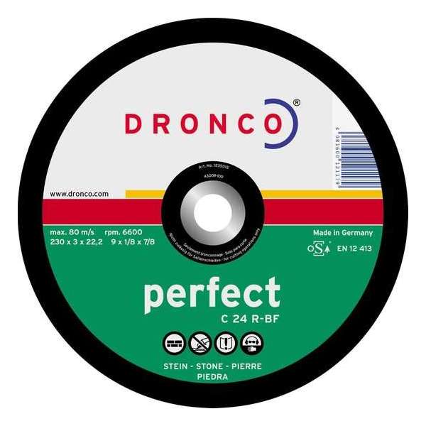 Dronco Doorslijpschijf - 230 mm St.Primaflex