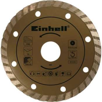 EINHELL Turbo Diamantsnijschijf voor universele handcirkelzaag - Ø110 x 22,2 mm