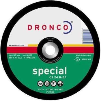 Dronco Slijpschijf - 125 mm Kom Steen Superflex