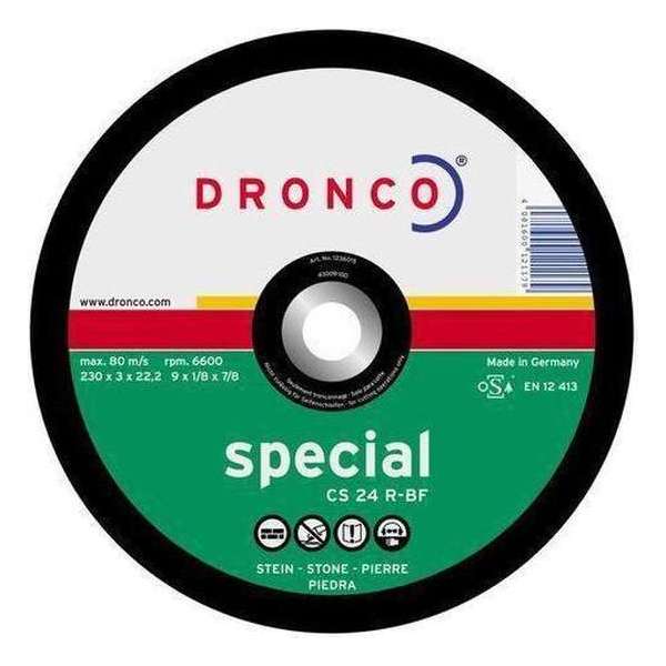 Dronco Slijpschijf - 125 mm Kom Steen Superflex