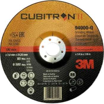 3M™ Cubitron™ II afbraamschijf T27 180 x 7,0 mm