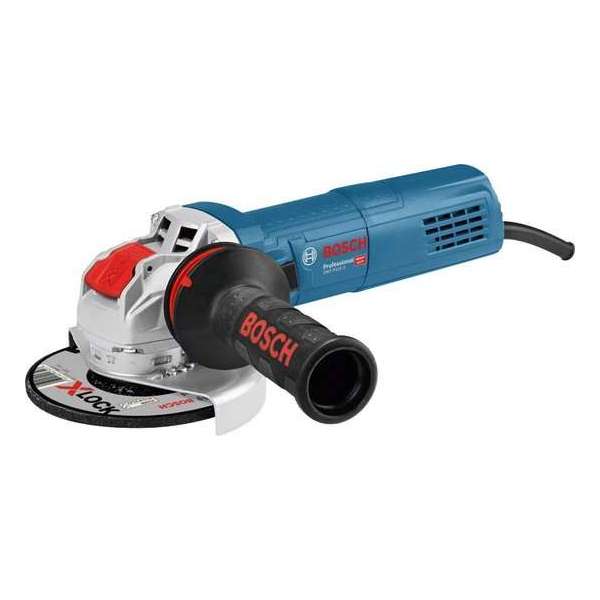 Bosch GWX 9-115 S X-LOCK Haakse slijper in koffer - 900W - 115mm - variabel