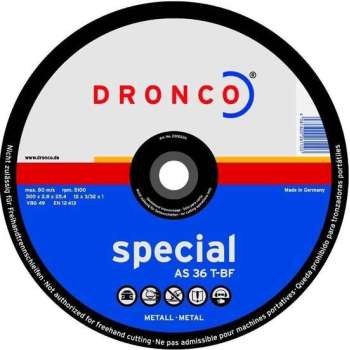 Dronco Doorslijpschijf staal AS30S special stationair