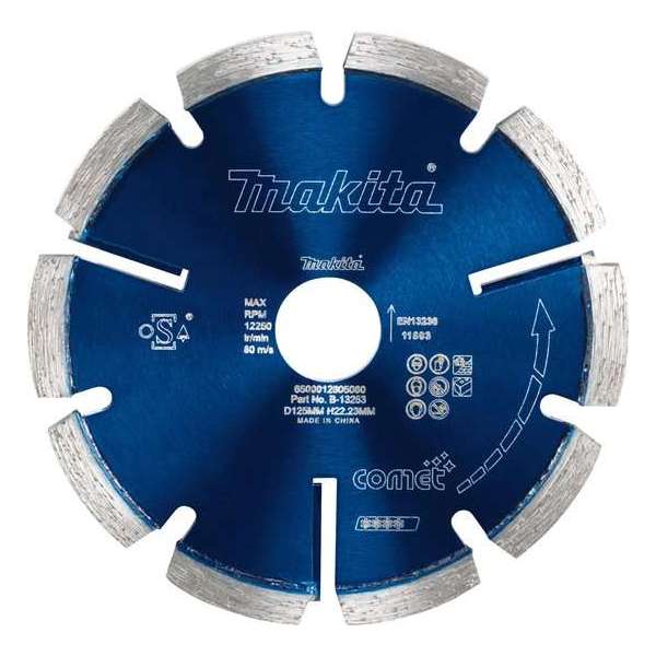 Makita B-13253 Diamant voegschijf 125x22,23x6,4mm blauw