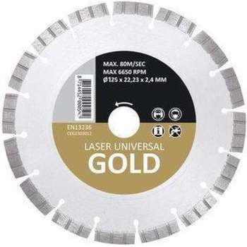 diamantzaagblad universeel Gold 115mm