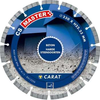 Carat CSM1403000 Diamantzaagblad voor droogzagen - 140 x 22,2mm - Beton