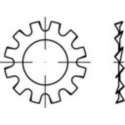 Tandwielen Binnendiameter: 3.2 Mm Din 6797 Verenstaal 500 Stuks Toolcraft 138317