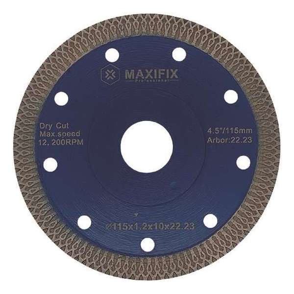 Maxifix - Slijpschijf - Diamantschijf - Beton - Steen - Gips - Tegel - 115 mm