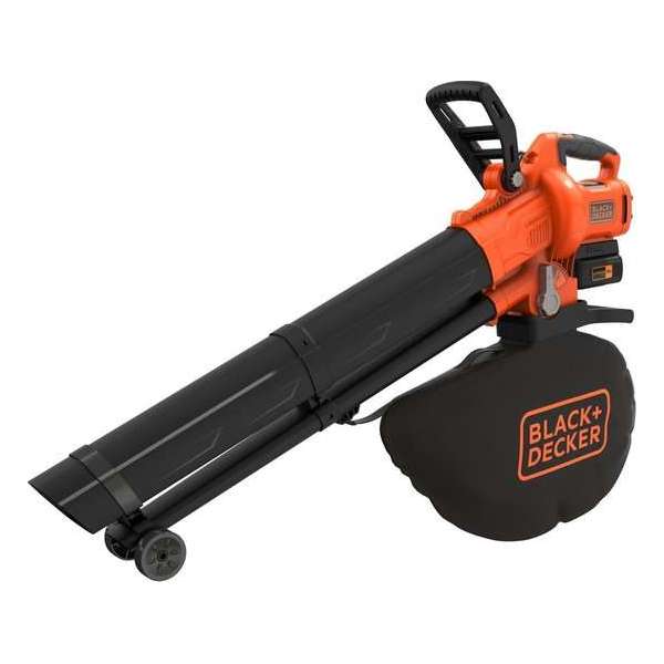 BLACK+DECKER BCBLV3625L1-QW Bladblazer - 36V - 8 snelheden - 3IN1 - incl. accu en lader