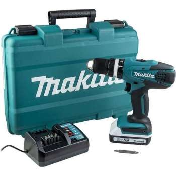 Makita HP457DW | 18v | Klopboor-/schroefmachine | Geleverd met 1 accu