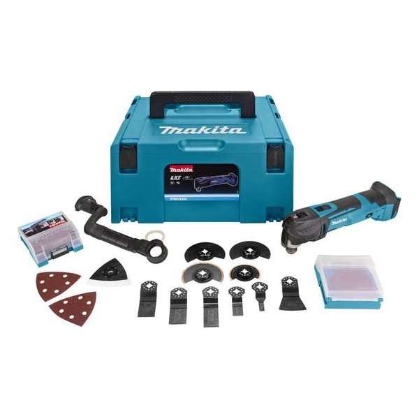 Makita DTM51ZJX3 Multitool - Oscillerend - 18 V - Incl. koffer en 16 accessoires - Losse Body (geleverd zonder accu en lader)