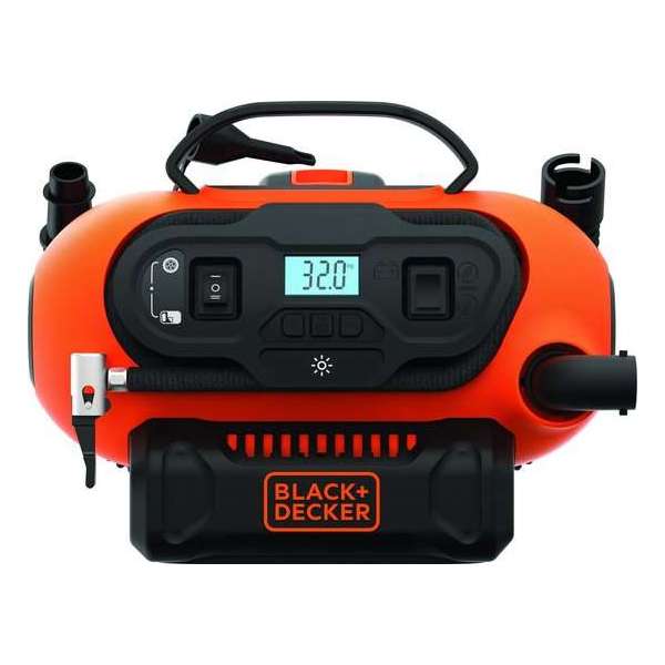 BLACK+DECKER BDCINF18N-QS compressor - tot 11 bar - compact en krachtig - zonder accu en lader