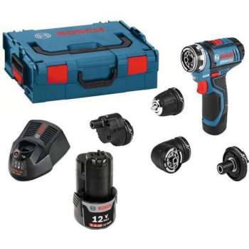 Bosch Professional GSR 12V-15 FC Accuboormachine - 12V - Met 2x 2,0 Ah Accu's