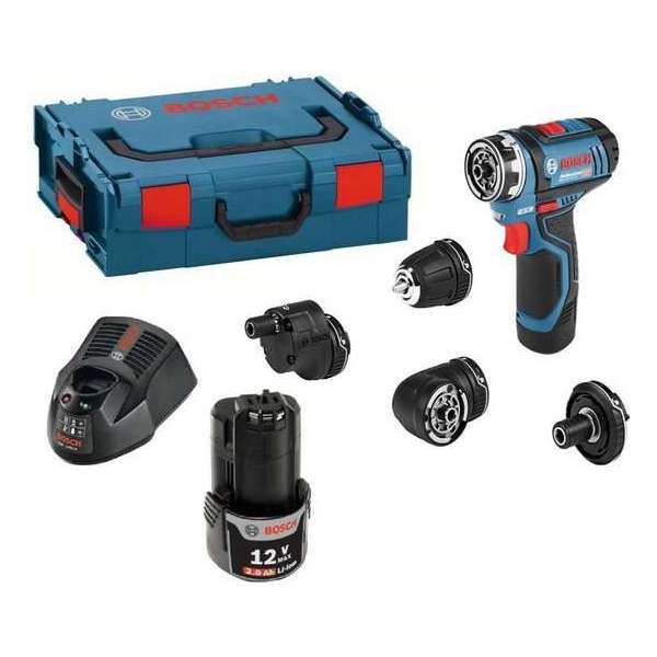 Bosch Professional GSR 12V-15 FC Accuboormachine - 12V - Met 2x 2,0 Ah Accu's