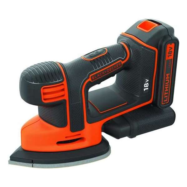 BLACK+DECKER  BDCDS18-QW Mouse Detailschuurmachine - 18V - incl. accu en lader