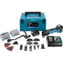 Makita DTM51RMJX3 18V Li-Ion Accu multitool set (2x4.0AH accu) + 42 accessoires  - Snelwissel