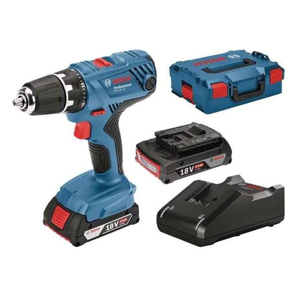 Bosch Professional GSR 18V-21 accuboormachine - Met 2 x 18 V accu en lader