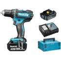 MAKITA DDF482RTJ Boor-/Schroefmachine Set - 18V - Li-Ion Accu - 2x 5.0Ah Accu - In Mbox