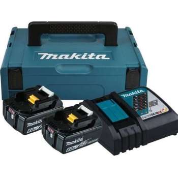 Makita 198116-4 18V Li-Ion accu starterset (2x 6,0Ah) in Mbox