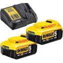 DeWalt DCB115P2 Starterset lader + 2 Accu's 18V 5.0Ah XR Li-ion