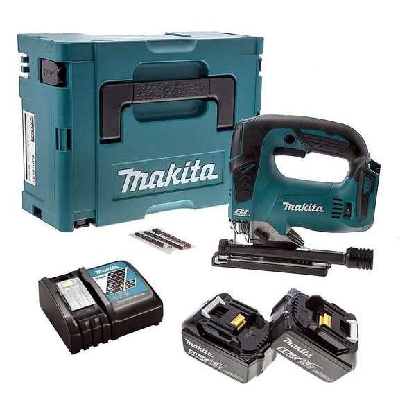 Makita DJV182RTJ Accu Decoupeerzaag 18V 5.0Ah Li-ion in Mbox