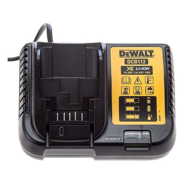 DeWalt DCB112 10.8V / 14,4V / 18V Li-Ion accu oplader