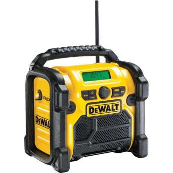 DeWalt DCR019 10.8-18V Li-Ion Accu bouwradio - werkt op netstroom & accu