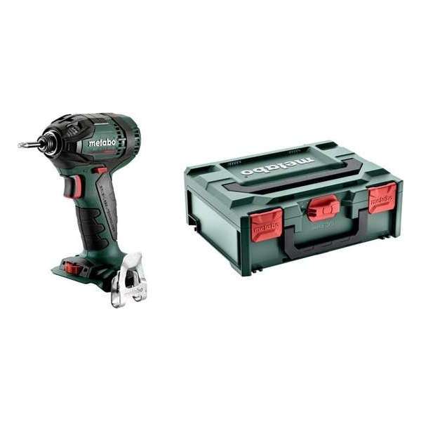 Metabo SSD 18 LTX 200 BL 18V Li-Ion accu slagschroevendraaier body in Metaloc - koolborstelloos