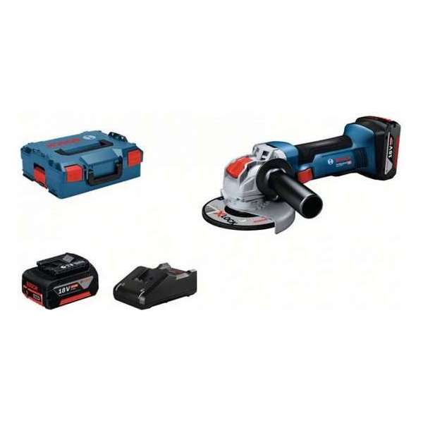 Bosch Professional GWX 18V-8 Accu haakse slijpmachine - Met 2x 18 V accu en lader