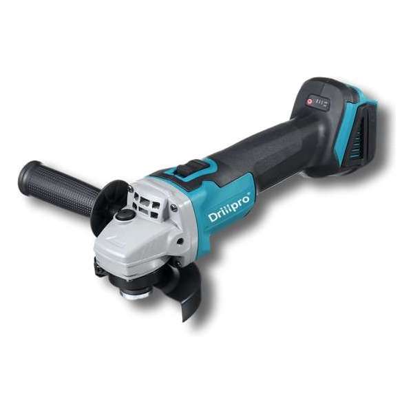 Drillpro Draadloze haakse slijper - 18V 800W borstelloze -10,000 rpm snij-/haakse slijpgereedschap