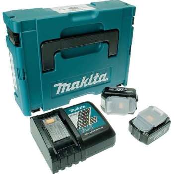 Makita 197952-5 18V LXT Li-Ion accu starterset (2x 3.0Ah accu) + snellader in Mbox