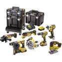 DeWALT DCK755P3T 18V Li-Ion accu 8-delige combiset (3x 5,0Ah accu) in TSTAK - koolborstelloos