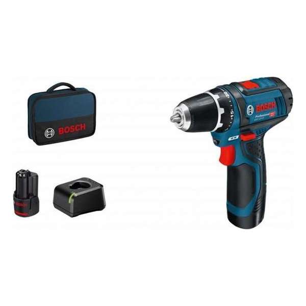 Bosch Professional GSR 12V-15 Accuboormachine - Met accu en lader