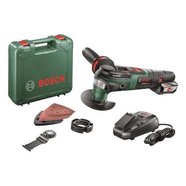 Bosch AdvancedMulti 18 Multitool - Met koffer - Met 1x 18 V accu en lader