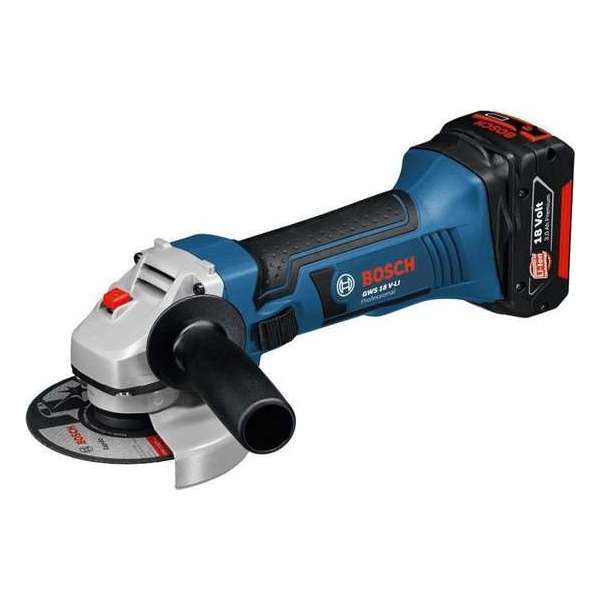 Bosch GWS 18V-LI accu-haakse slijpmachine