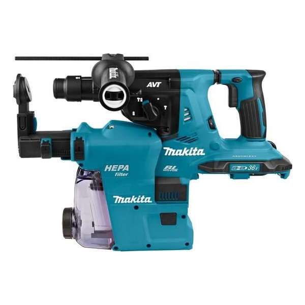 Makita DHR281ZWJ 36V (2x18V) Li-Ion Accu SDS-Plus Combihamer body in Mbox - 2,9J