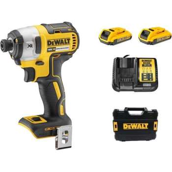 DeWalt DCF887D2 18V Li-Ion accu slagschroevendraaier set (2x 2.0Ah accu) in TSTAK - koolborstelloos