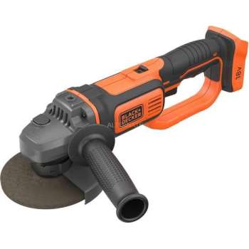 BLACK+DECKER BCG720N-XJ Haakse Slijper - 18V - 125mm haakse slijper - Losse Body (geleverd zonder accu en lader)