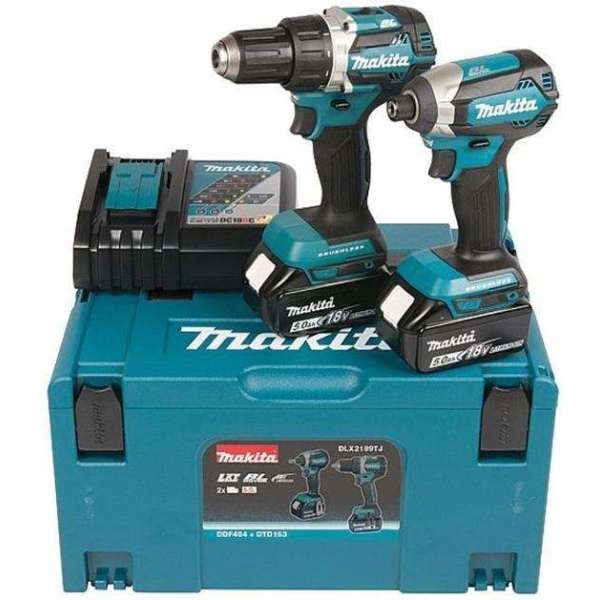 Makita DLX2189TJ Combiset - Accuboormachine DDF484 en Slagschroevendraaier DTD153 - 18V