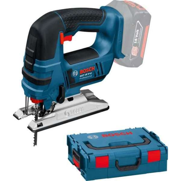 Bosch Professional GST 18 V-LI B Accu decoupeerzaag - Met L-BOXX - Losse Body (geleverd zonder accu en lader)