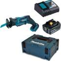 Makita DJR183RT1J 18V Li-Ion accu reciprozaag set (1x 5.0Ah accu) in Mbox - snelwissel