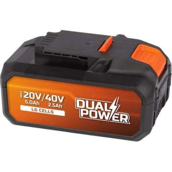 Powerplus Dual Power POWDP9038 Accu 2X20V - 5.0/2.5AH