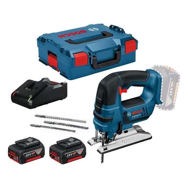 Bosch Professional GST 18 V-Li B Accu Decoupeerzaag 18V 4.0Ah Li-ion in L-Boxx