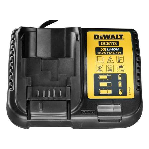 DeWalt DCB113 10.8V - 18V Li-Ion Accu oplader