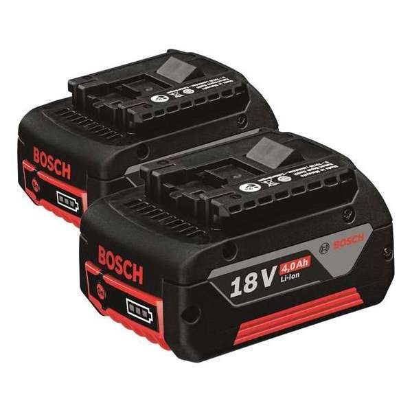 Bosch GBA 18V 4.0Ah Duopack 18V Li-Ion accu - 4.0Ah (2st)