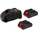 Bosch Professional - 18v starterset met 2 accu's ProCore18V 4.0Ah +  Lader GAL 1880 CV